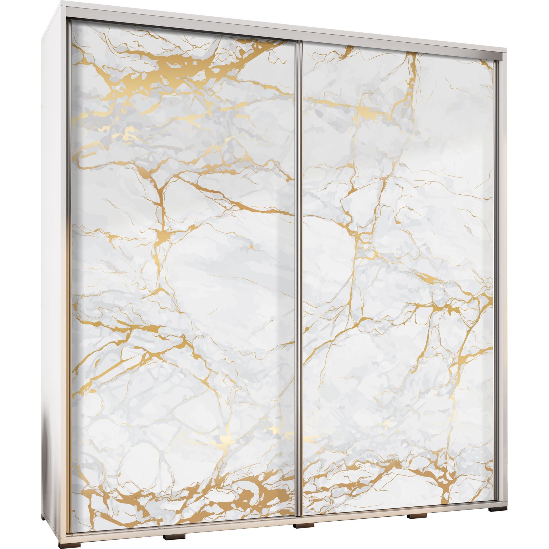 Szafa 205 z Grafiką Marmur 4 Penelopa Maridex Dąb Catania