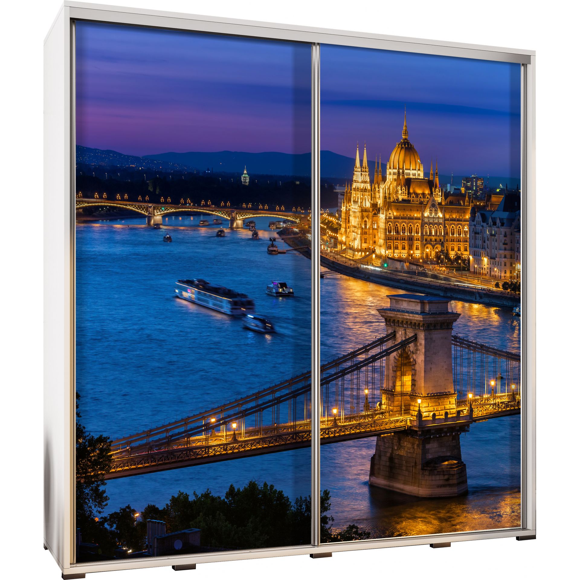 Szafa 205 z Grafiką Budapeszt Penelopa Maridex Dąb Catania