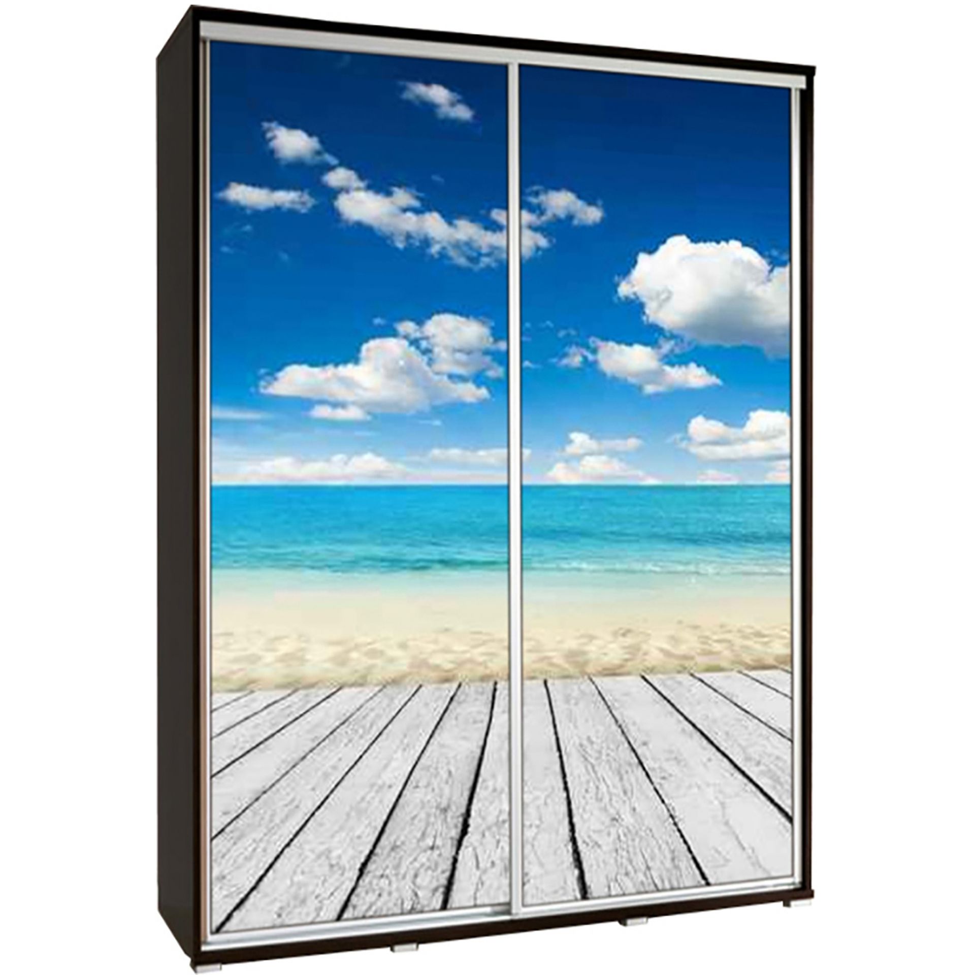 Szafa 155 z Grafiką Plaża 1 Penelopa Maridex Dąb Artisan
