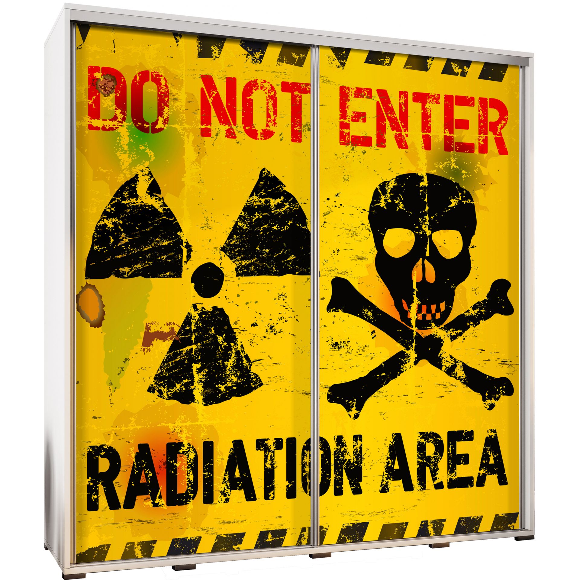 Szafa 205 z Grafiką DO Not Enter Penelopa Maridex Dąb Artisan