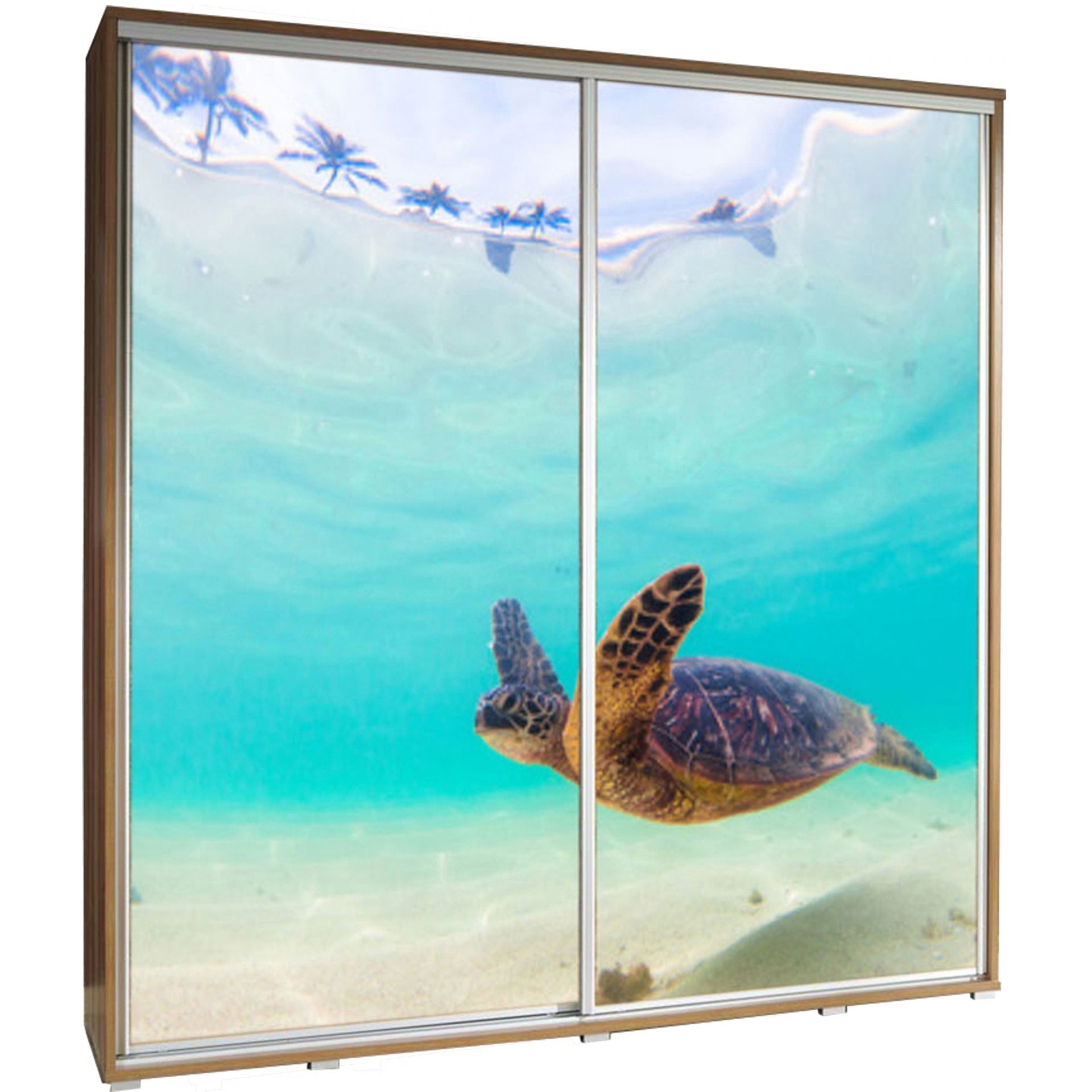 Szafa 205 z Grafiką Żółw 1 Penelopa Maridex Biały Mat