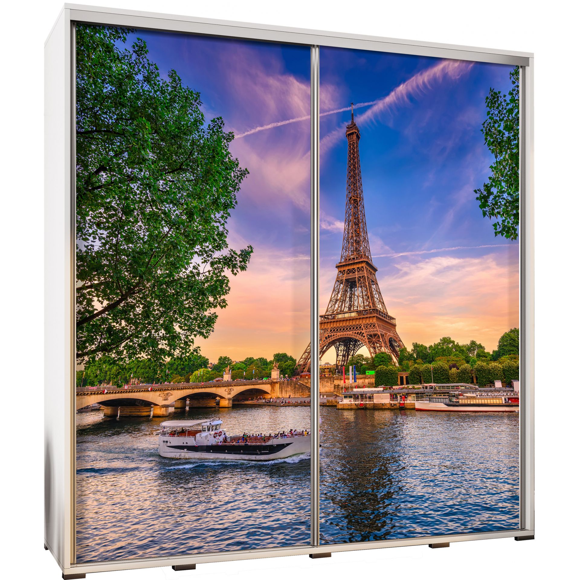 Szafa 205 z Grafiką Paryż 2 Penelopa Maridex Dąb Artisan