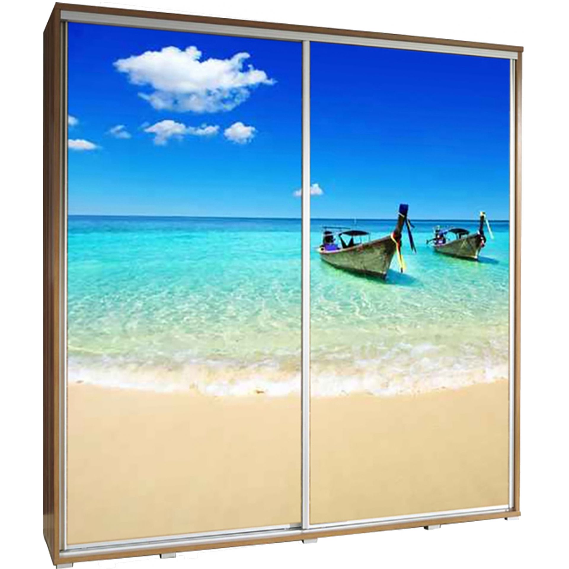 Szafa 205 z Grafiką Plaża 2 Penelopa Maridex Dąb Artisan