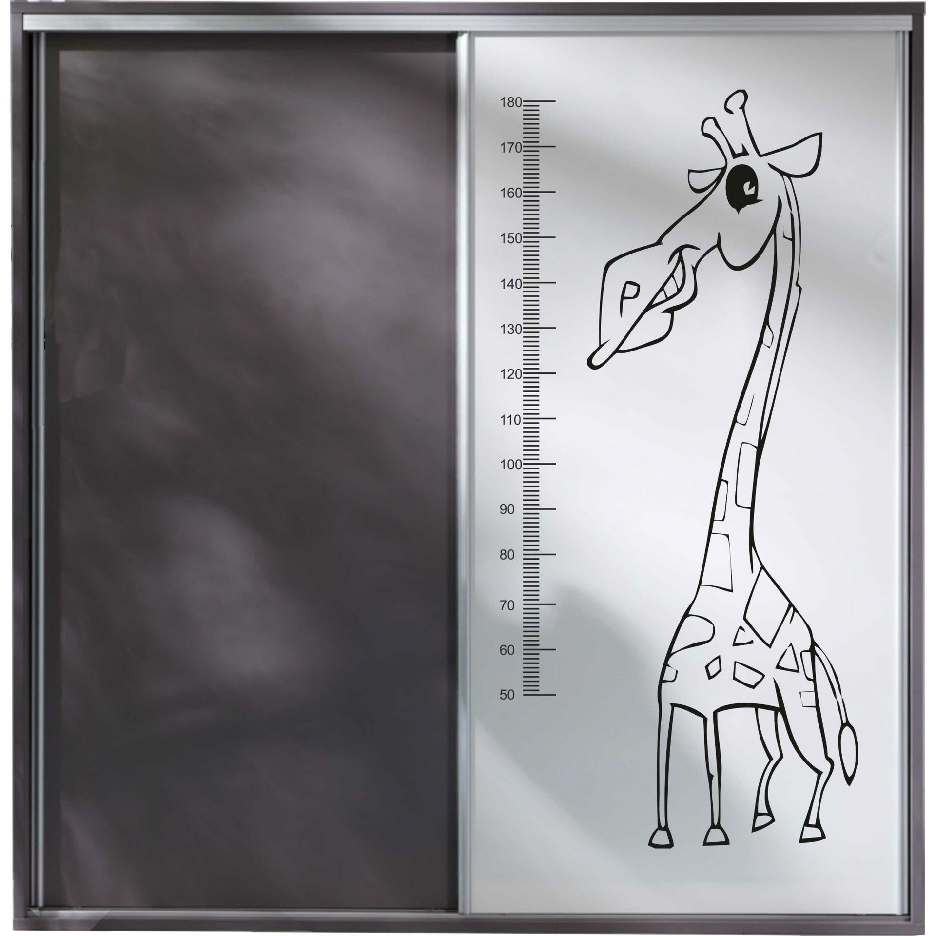 Szafa z Grafiką Z20 Zonda Maridex Biały, Popiel