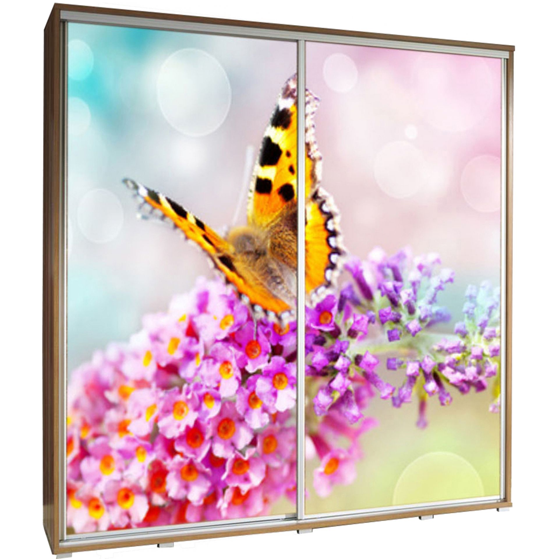 Szafa 205 z Grafiką Motyl 1 Penelopa Maridex Dąb Artisan