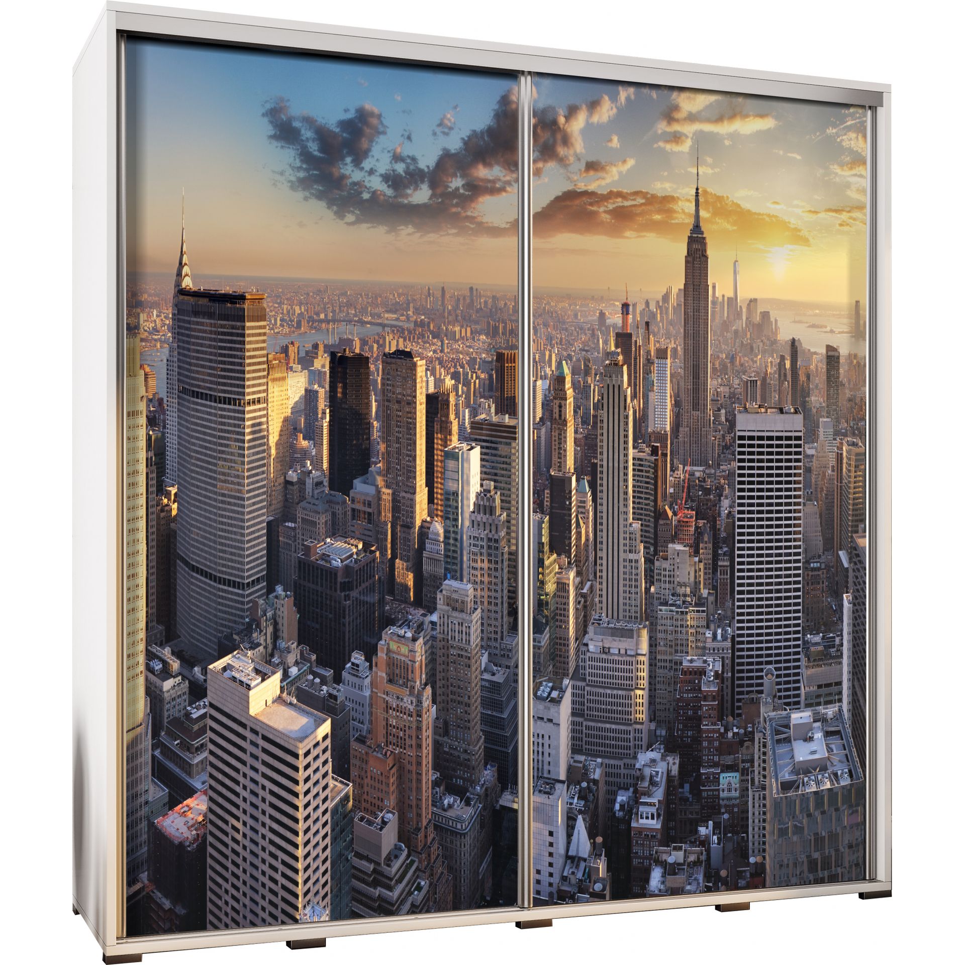 Szafa 205 z Grafiką New York Penelopa Maridex Dąb Artisan