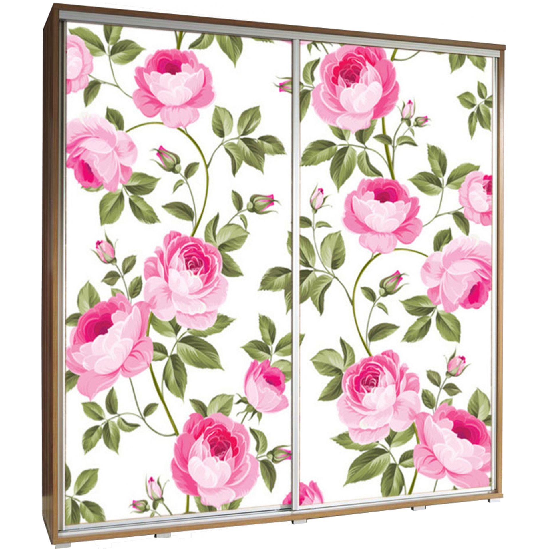 Szafa 205 z Grafiką Róże 1 Penelopa Maridex Dąb Artisan