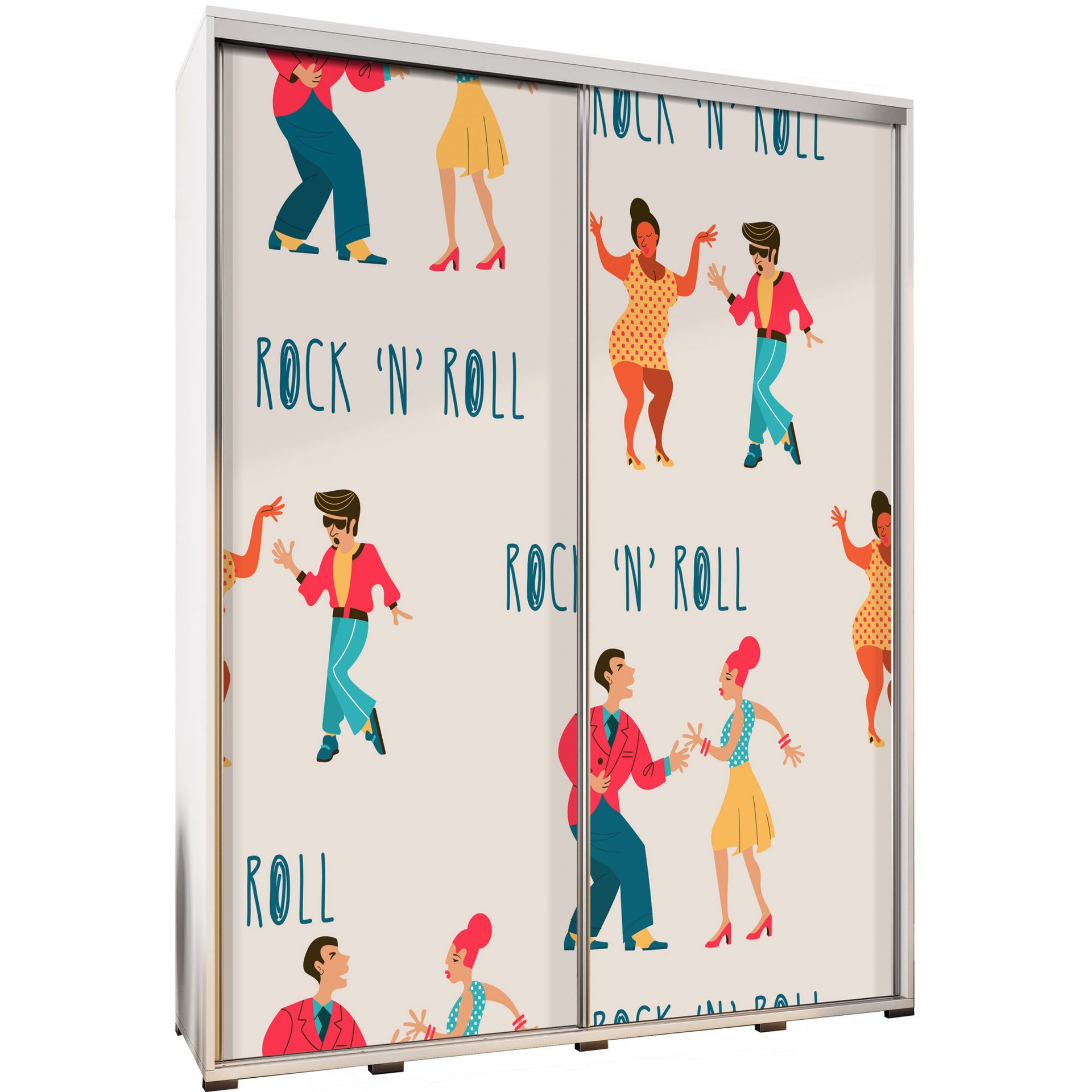 Szafa 155 z Grafiką Disco 2 Penelopa Maridex Dąb Catania