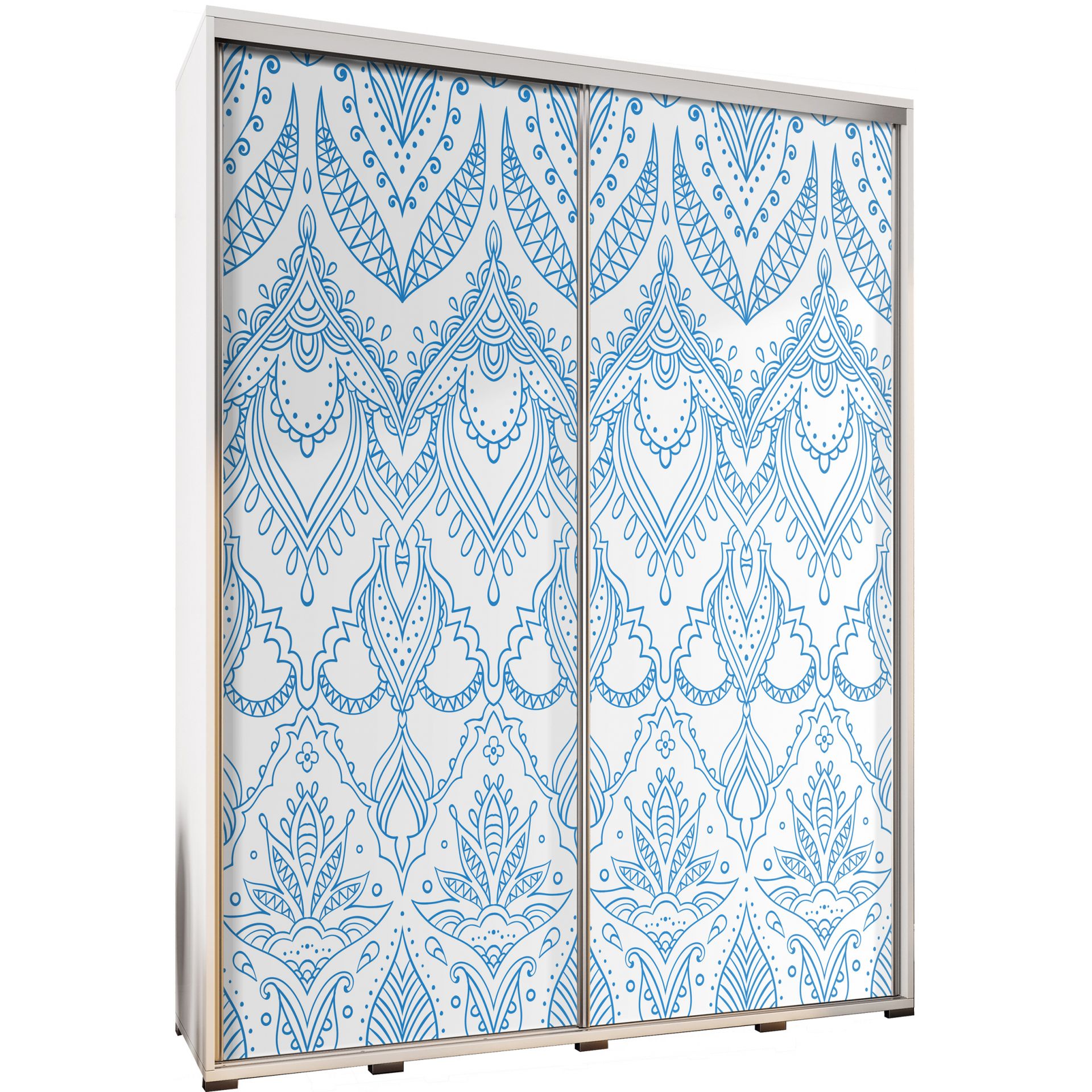 Szafa 155 z Grafiką Ethnic Penelopa Maridex Biały Mat