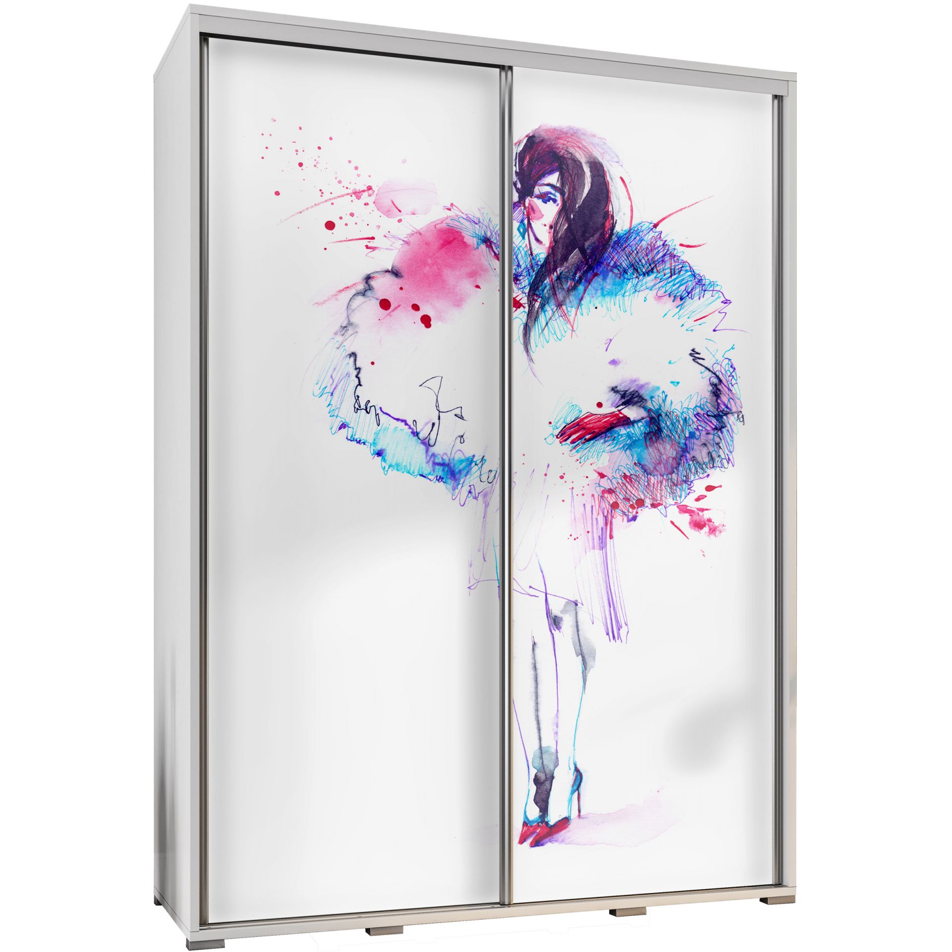 Szafa 155 z Grafiką Fashion 1 Penelopa Maridex Dąb Artisan