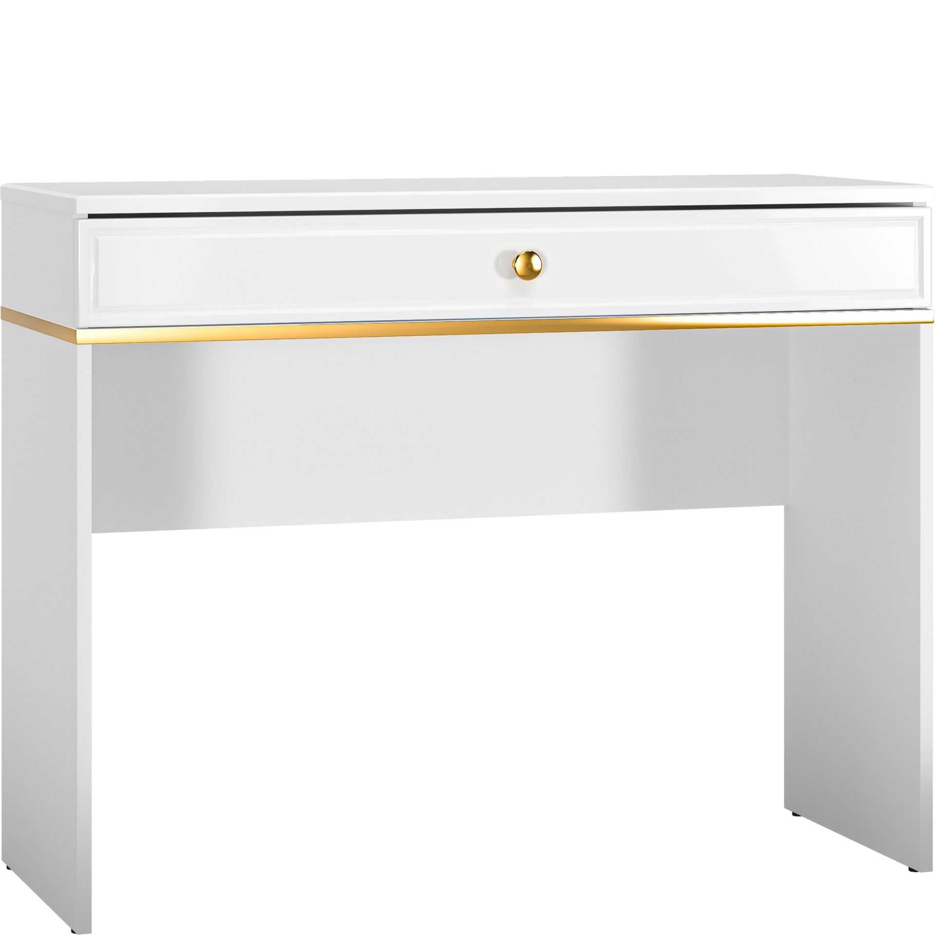 Toaletka 10 Goldin ML Meble Biały, Biały Alpejski