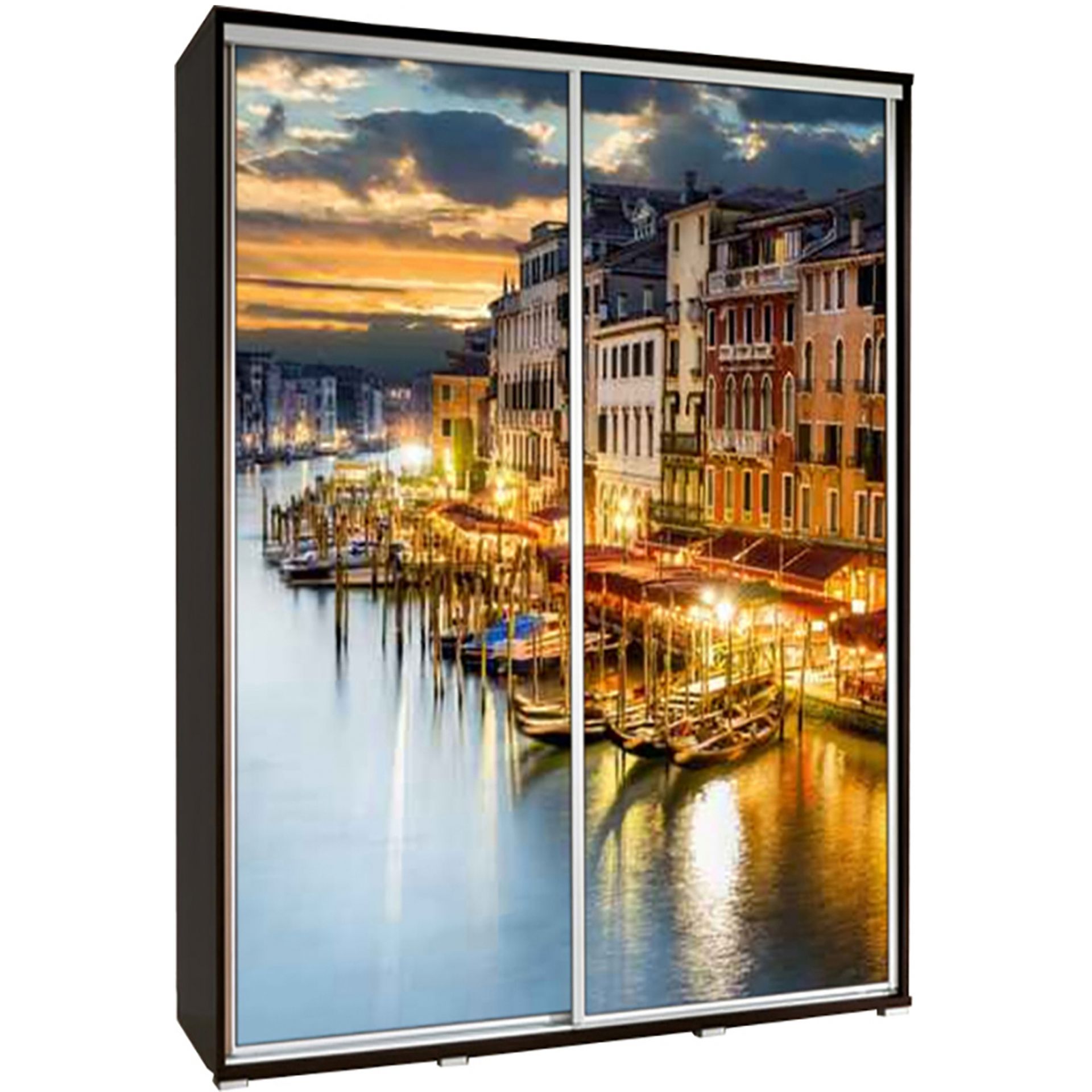 Szafa 155 z Grafiką Wenecja 2 Penelopa Maridex Biały Mat