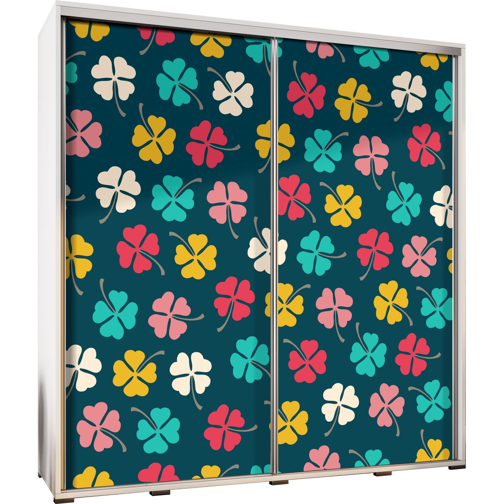 Szafa 205 z Grafiką Shamrocks Penelopa Maridex Dąb Catania