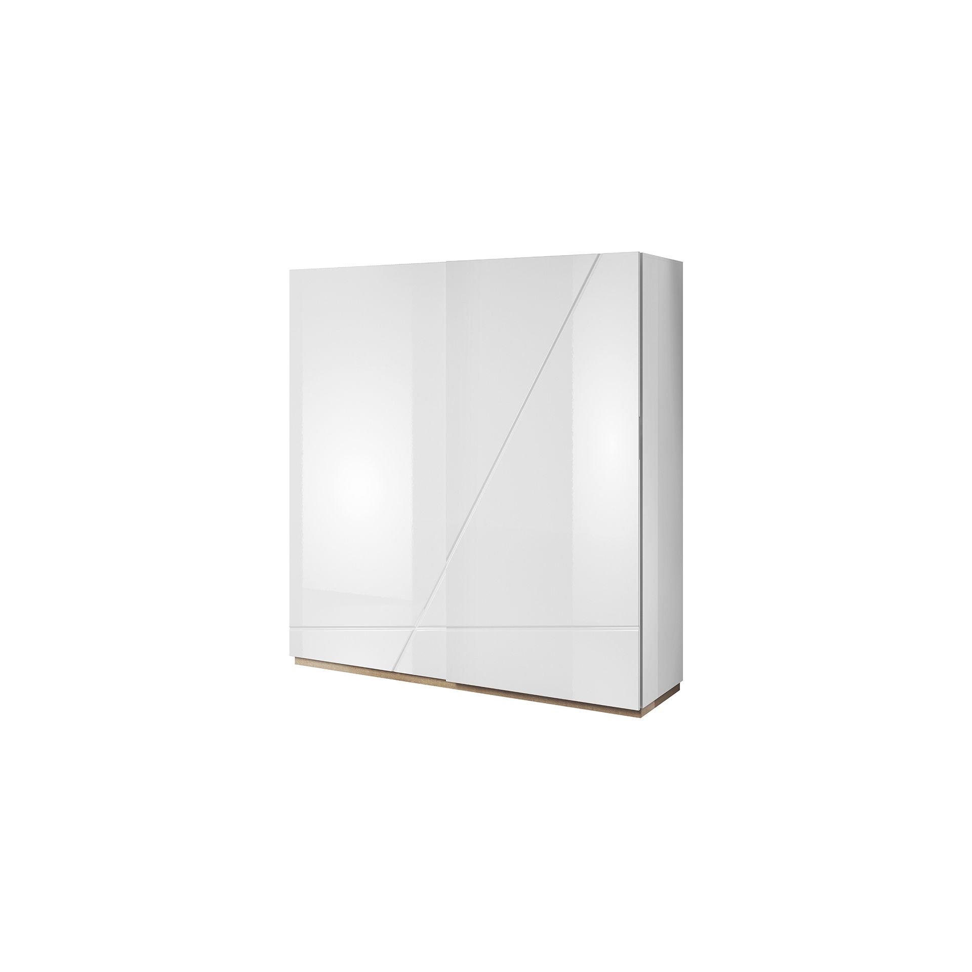 Szafa Przesuwna FU-12 Futura Lenart Biały, Dąb Riviera