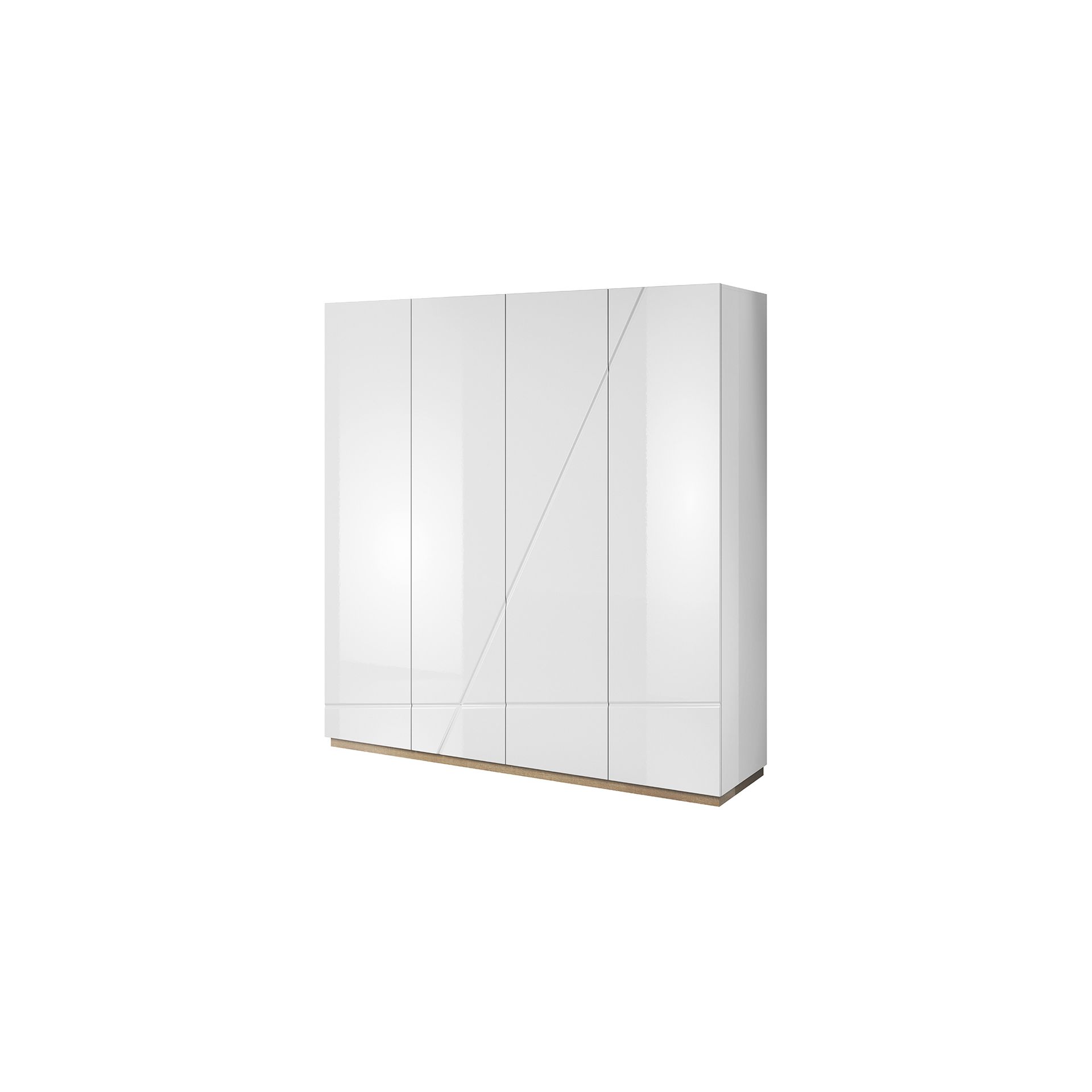 Szafa 4D FU-11 Futura Lenart Biały, Dąb Riviera