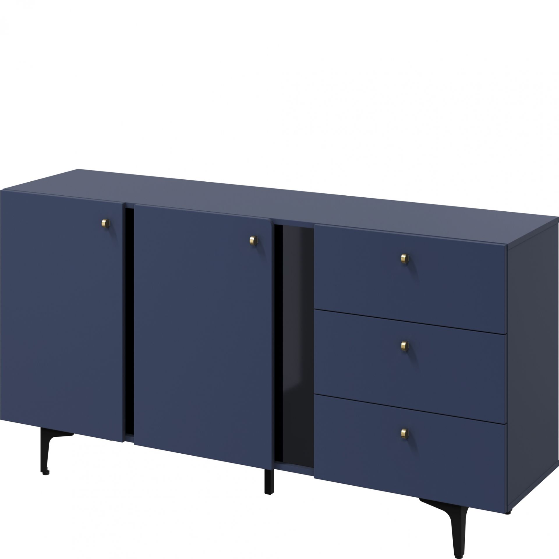 Komoda 2D3S CS-02 Colours Lenart Granat