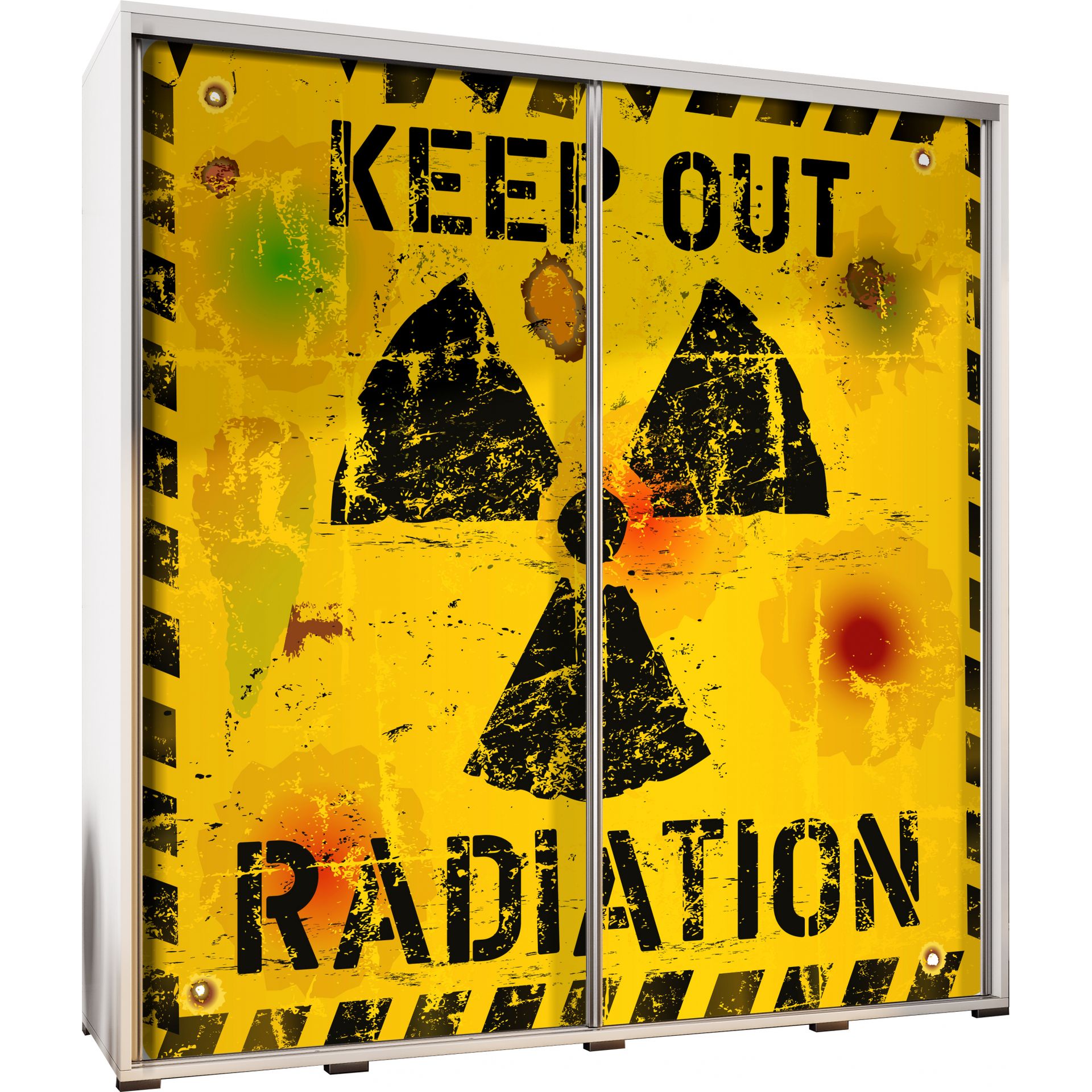 Szafa 205 z Grafiką Keep Out Penelopa Maridex Dąb Artisan
