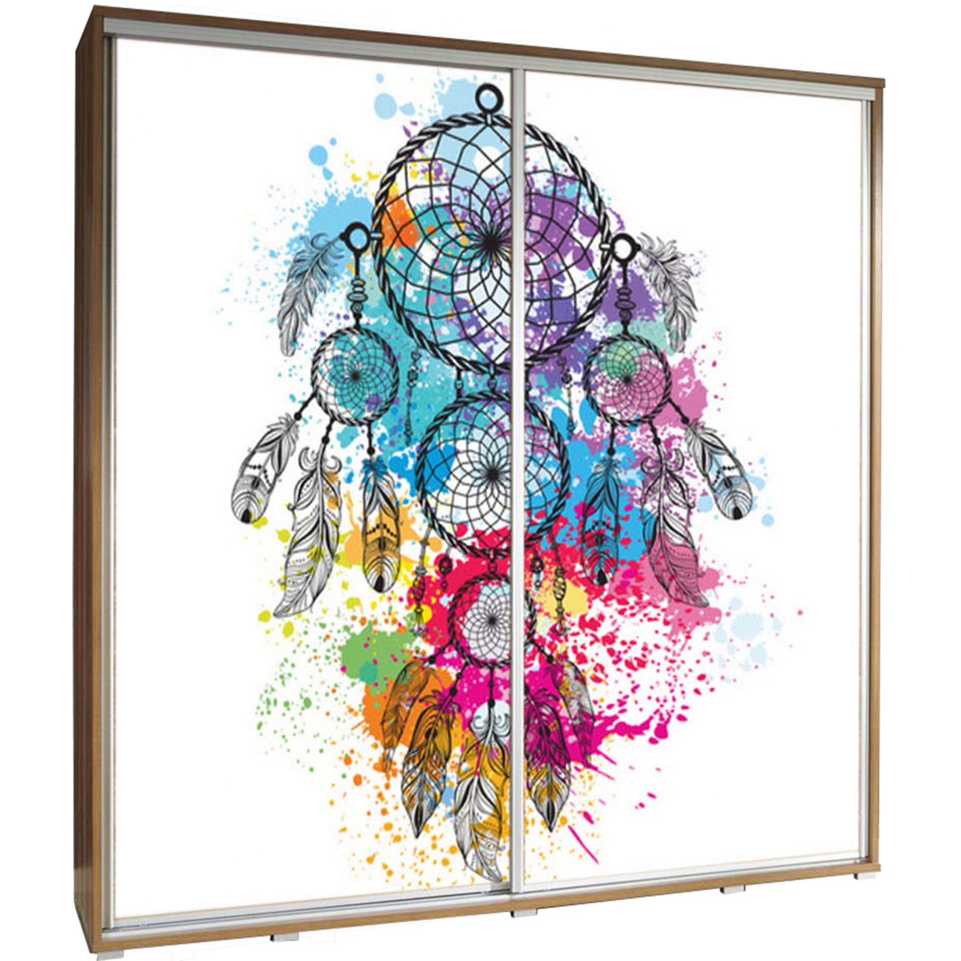 Szafa 205 z Grafiką Łapacz Snów 1 Penelopa Maridex Biały Mat