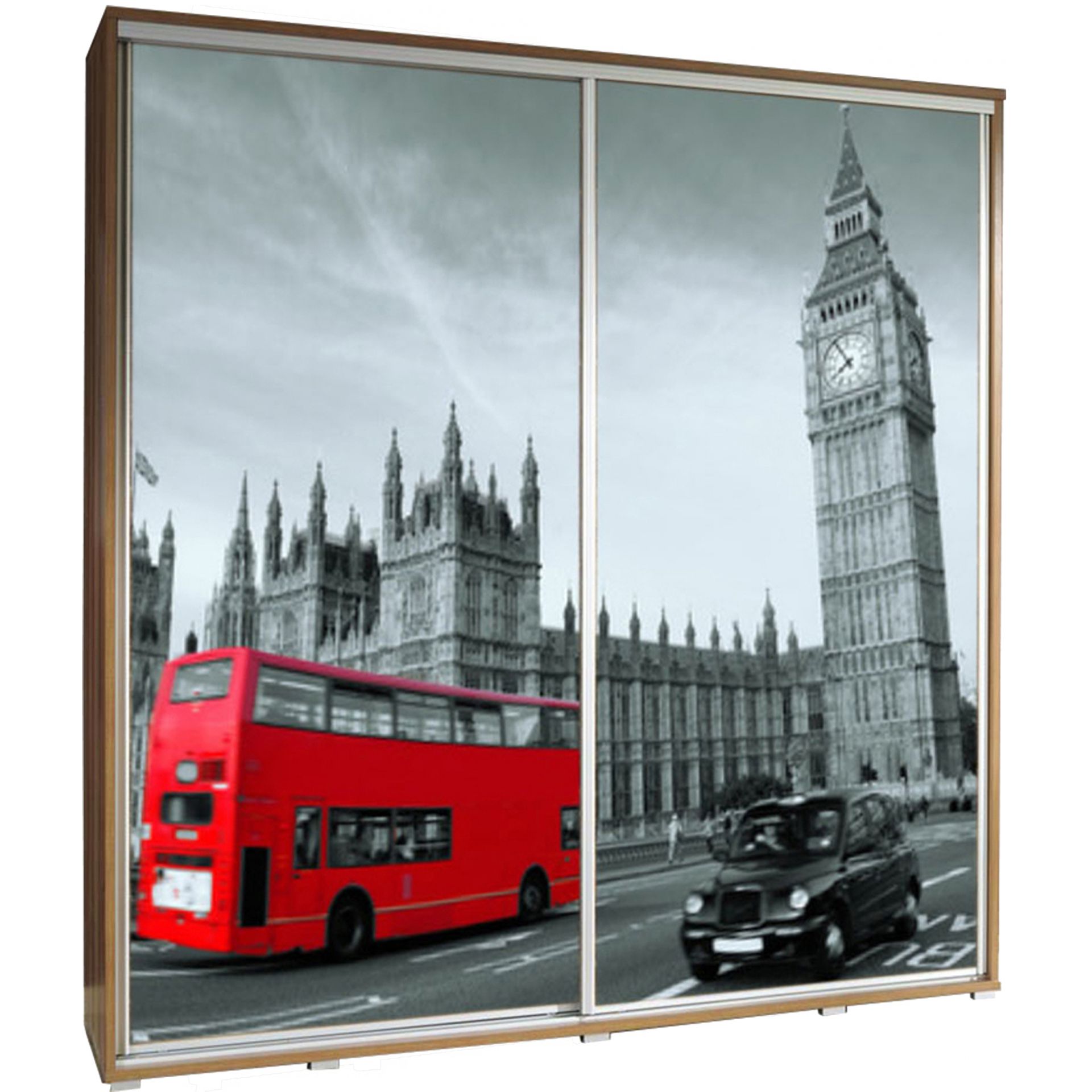 Szafa 205 z Grafiką Londyn 2 Penelopa Maridex Dąb Catania