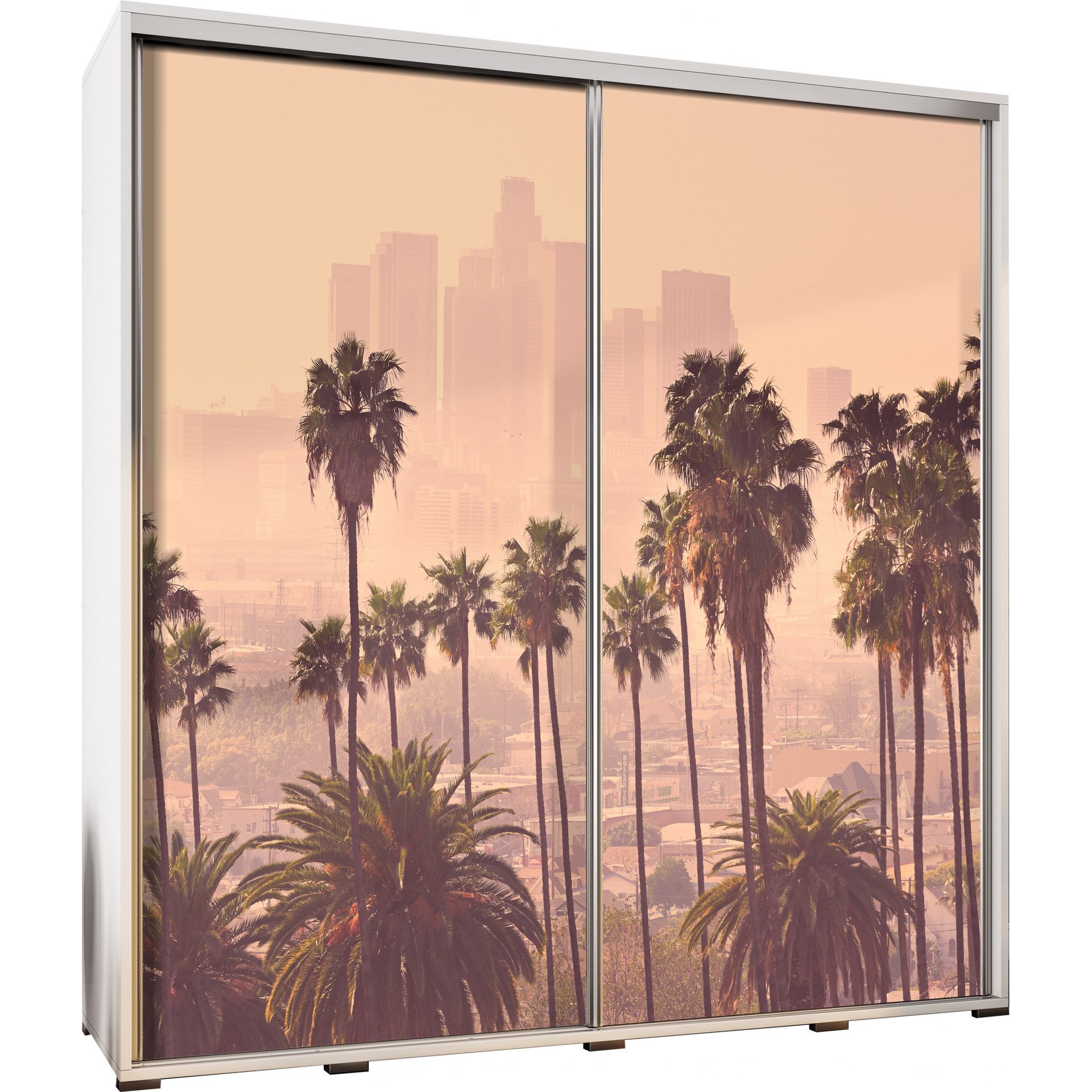 Szafa 205 z Grafiką Los Angeles 1 Penelopa Maridex Dąb Artisan
