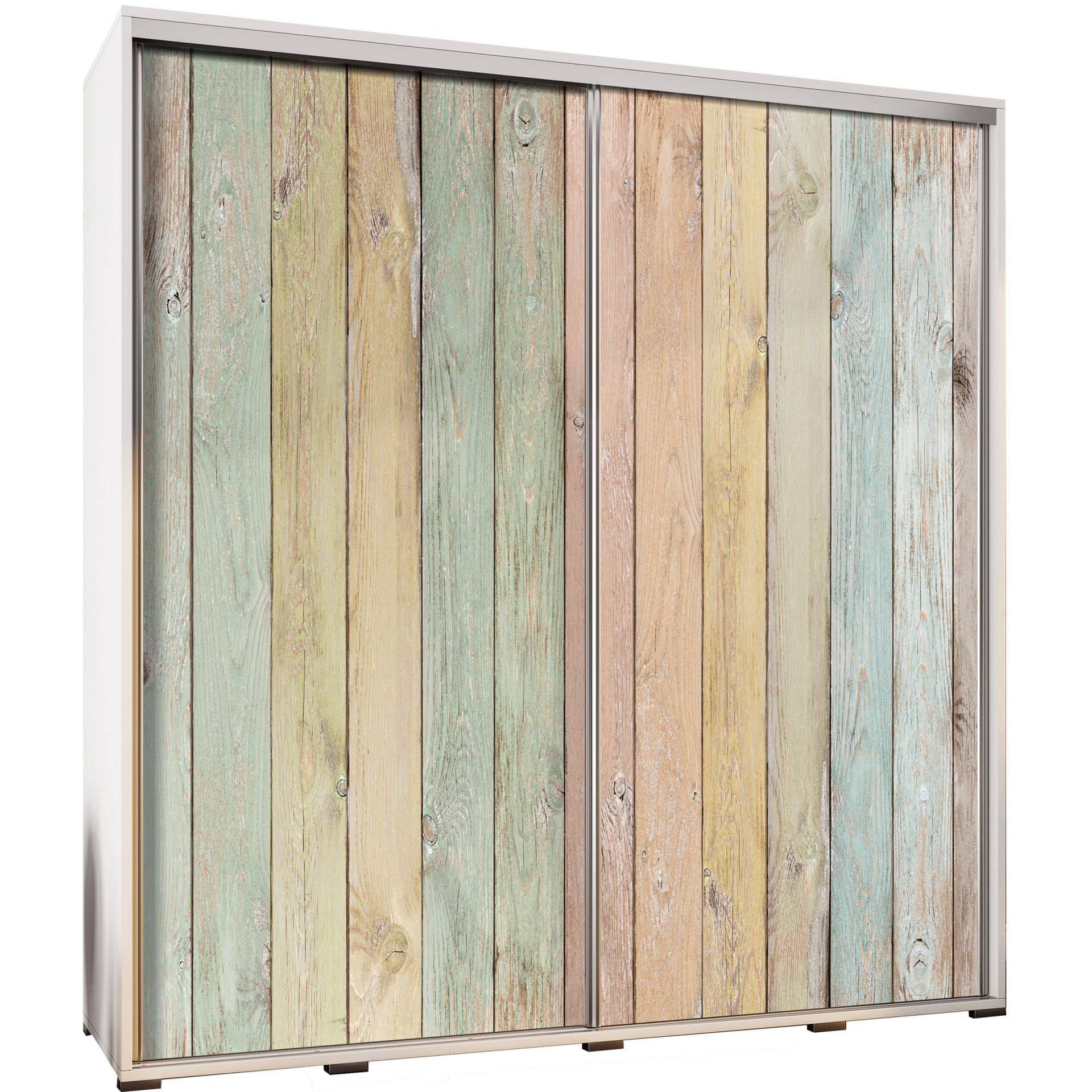 Szafa 205 z Grafiką Pastelowe Drewno Penelopa Maridex Dąb Catania