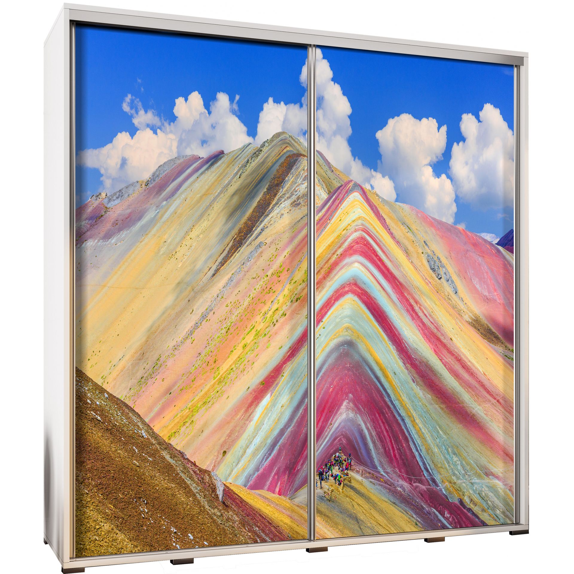 Szafa 205 z Grafiką Peru Penelopa Maridex Biały Mat