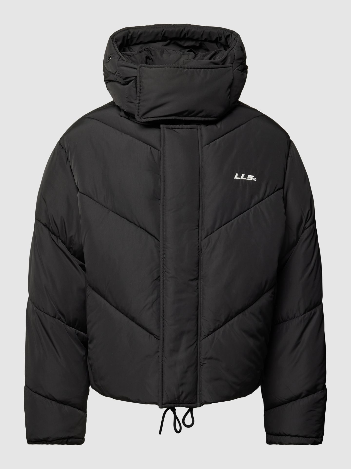 Kurtka pikowana z wyhaftowanym logo