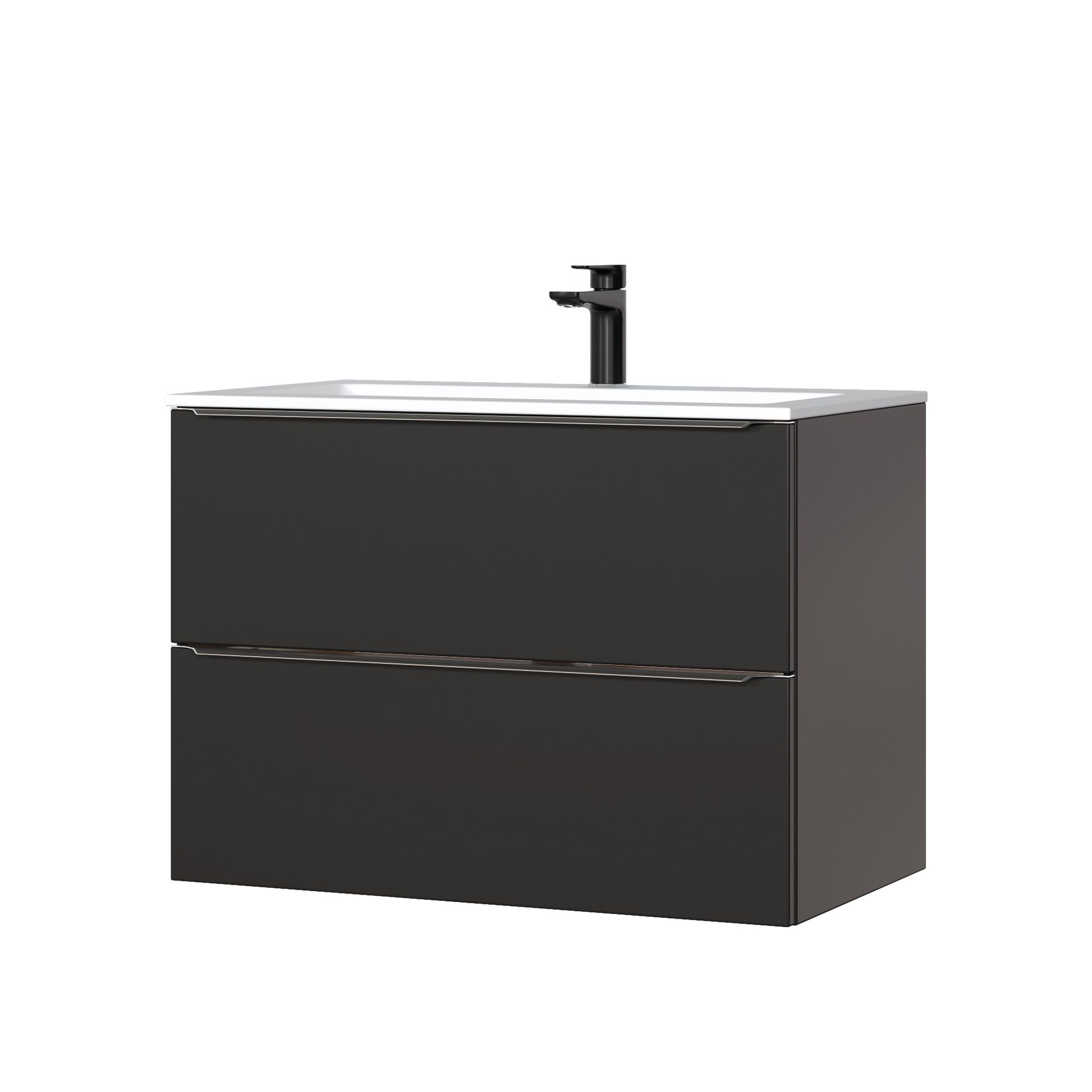 Szafka z Umywalką 821 Capri Cosmos Comad Czarny, Dąb Craft Złoty