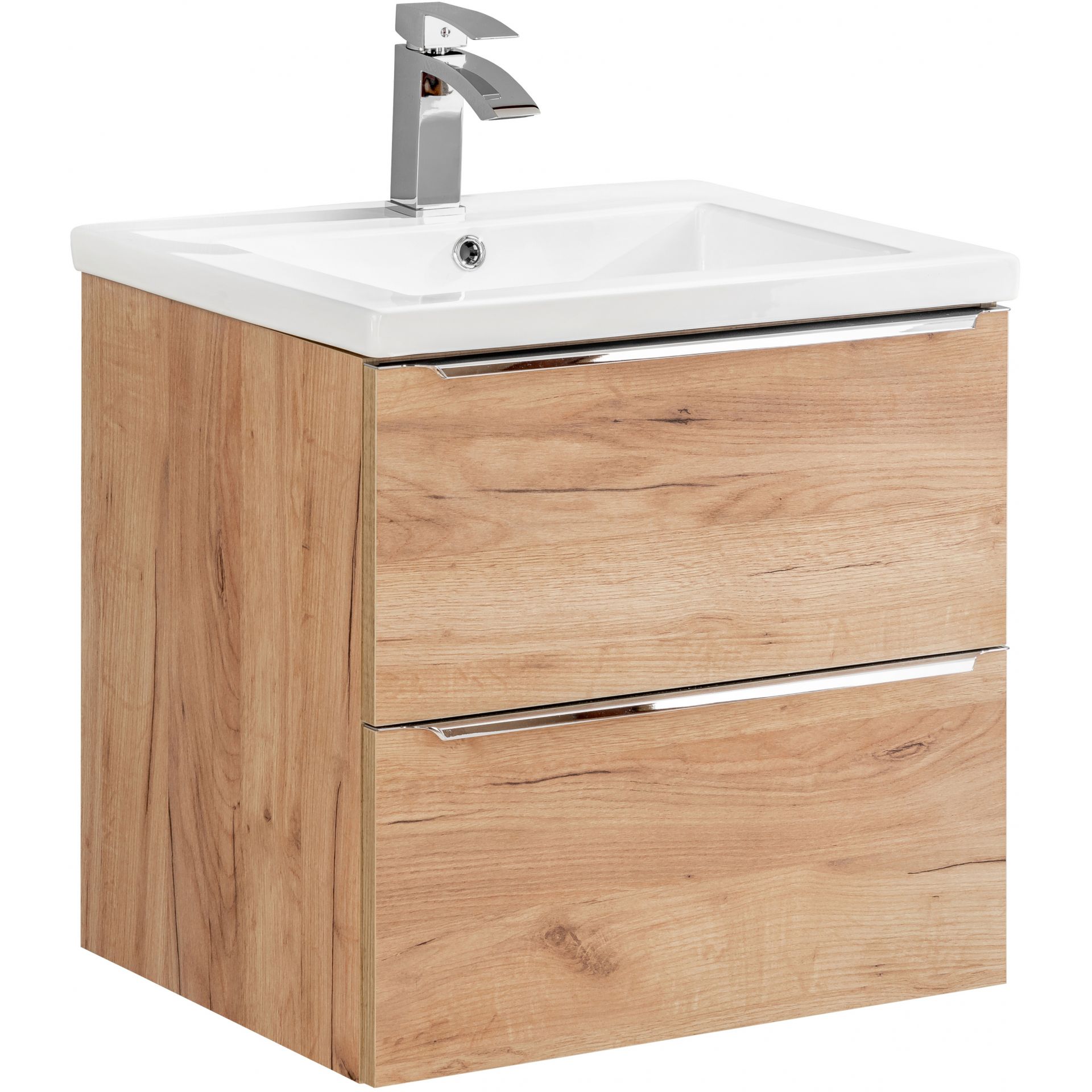 Szafka z Umywalką 820A Capri Oak Comad Dąb Craft Złoty