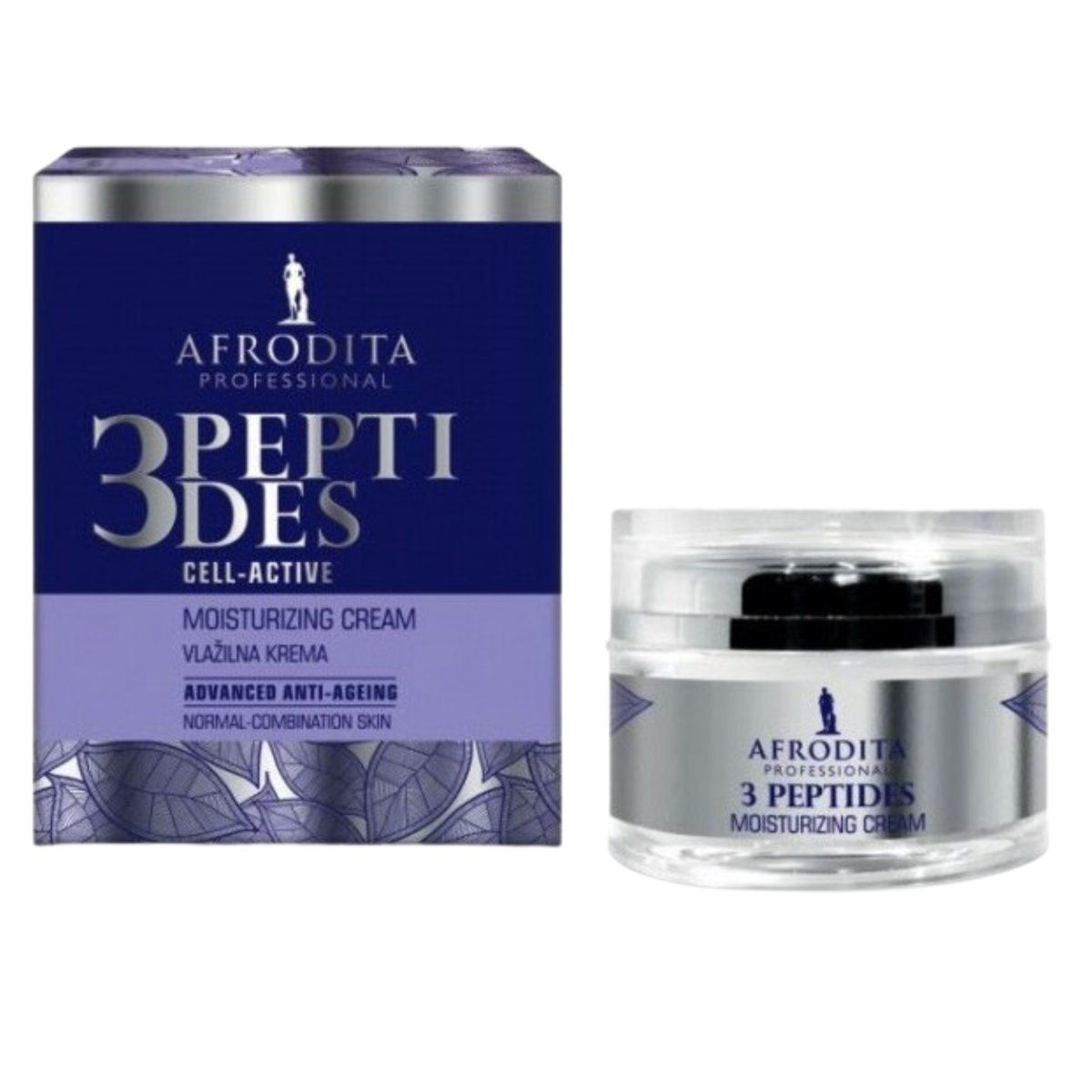 Afrodita 3 Peptides, Krem Nawilżający Do Twarzy, 50ml