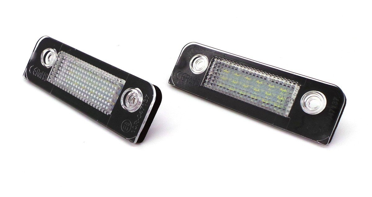 Ford Fiesta, Fusion, Mondeo lampki tablicy rejestracyjnej LED 2szt