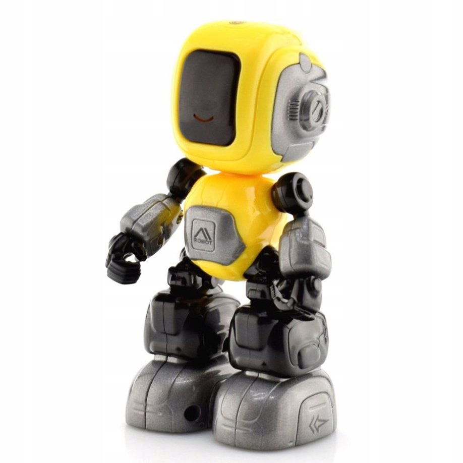 ROBOT METALOWY ZABAWKA INTERAKTYWNA NAGRYWA DŹWIĘKI RÓŻNE KOLORY