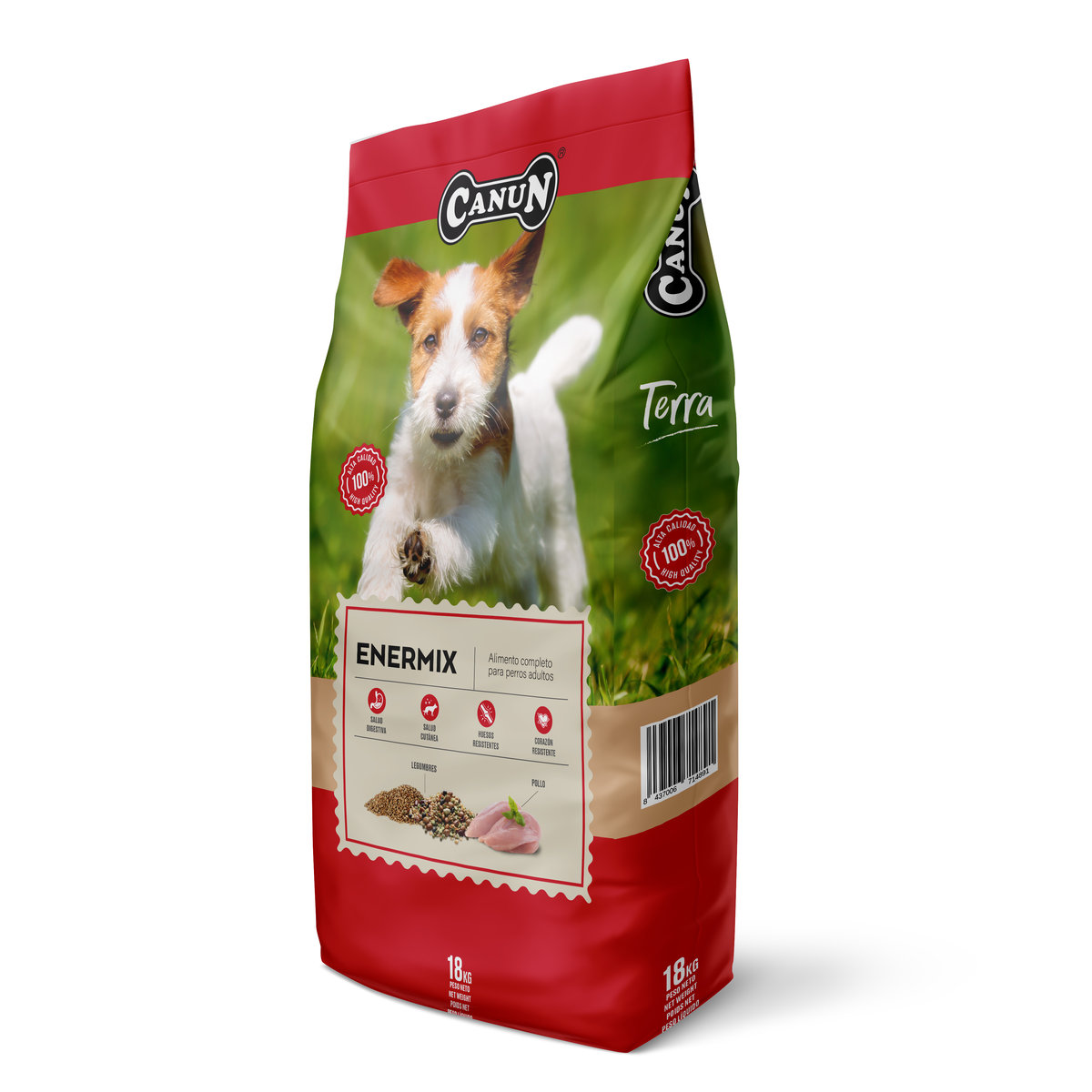 Canun Terra Enermix 18 Kg Karma Dla Psów Dorosłych Szkolących Się