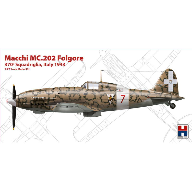 Macchi MC.202 Italy 1943 1:72 Hobby 2000 72008