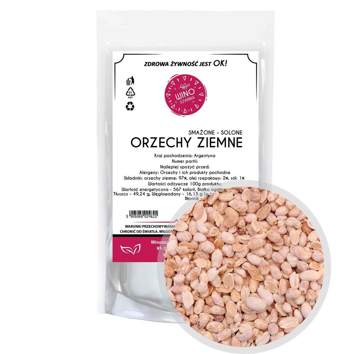 Solone Orzechy Ziemne - 1kg Arachidowe Doskonała Przekąska