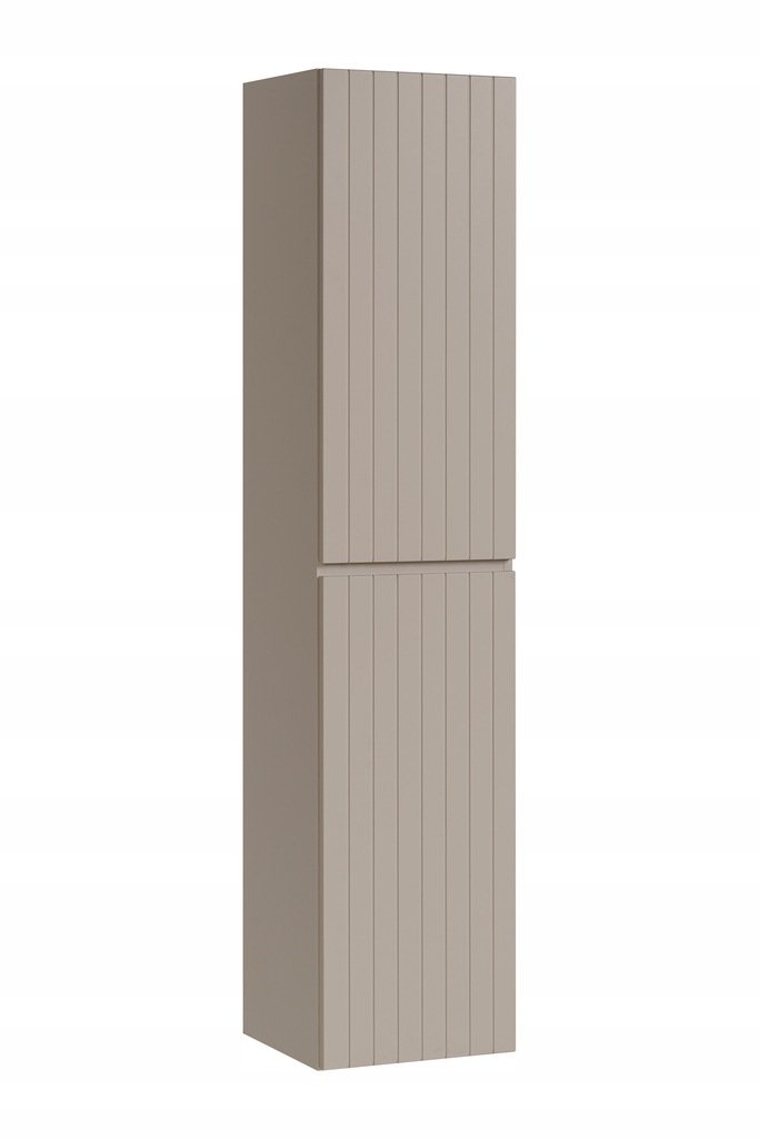 WYSOKI Słupek Wiszący do Łazienki SZAFKA KASZMIROWA 160 cm FREZOWANY FRONT