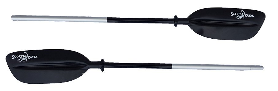 Wiosło kajakowe 2-częściowe składane Superior Angler Scorpio 260 cm wędkarskie