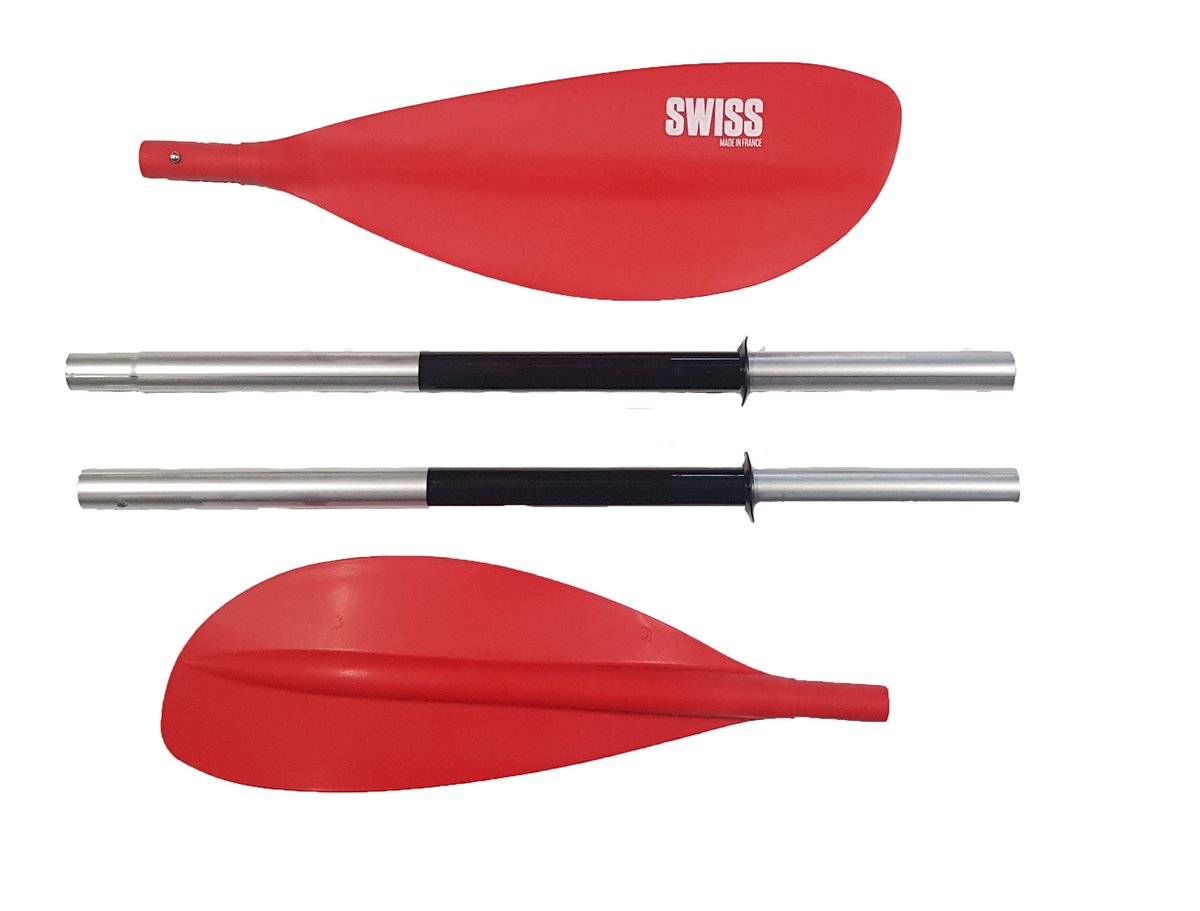 Wiosło kajakowe 4-częściowe składane Swiss Tahe marine 230 cm packraft
