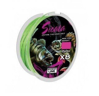 Mistrall plecionka sicata X8 0,102mm 150m