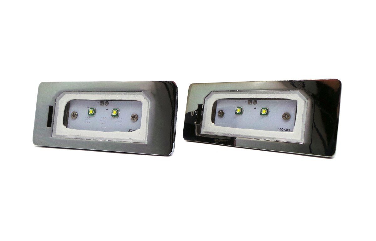 BMW 1, 3, 5, M3, X1, X5, X6 lampki tablicy rejestracyjnej LED 2x450lm, zestaw 2szt