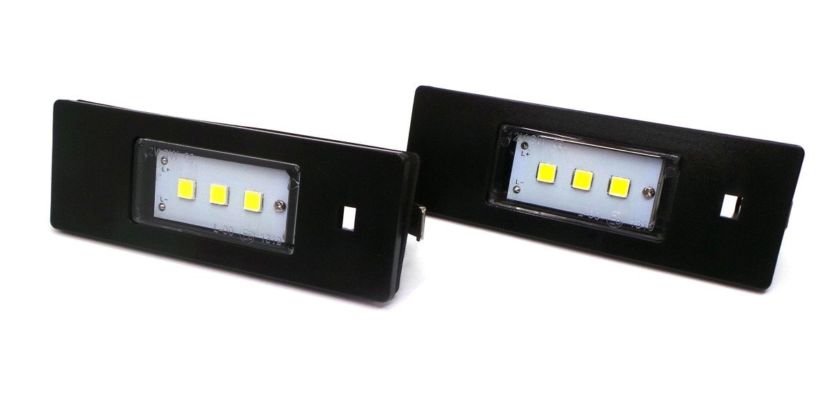 BMW 1, 6, Z4 lampki tablicy rejestracyjnej LED 2x450lm, zestaw 2szt