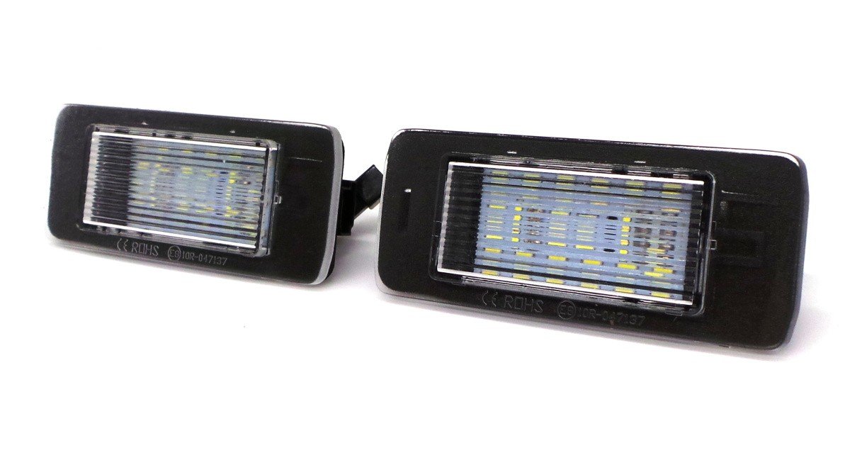 Opel Zafira C, Astra J lampki tablicy rejestracyjnej LED 2x550lm, zestaw 2szt
