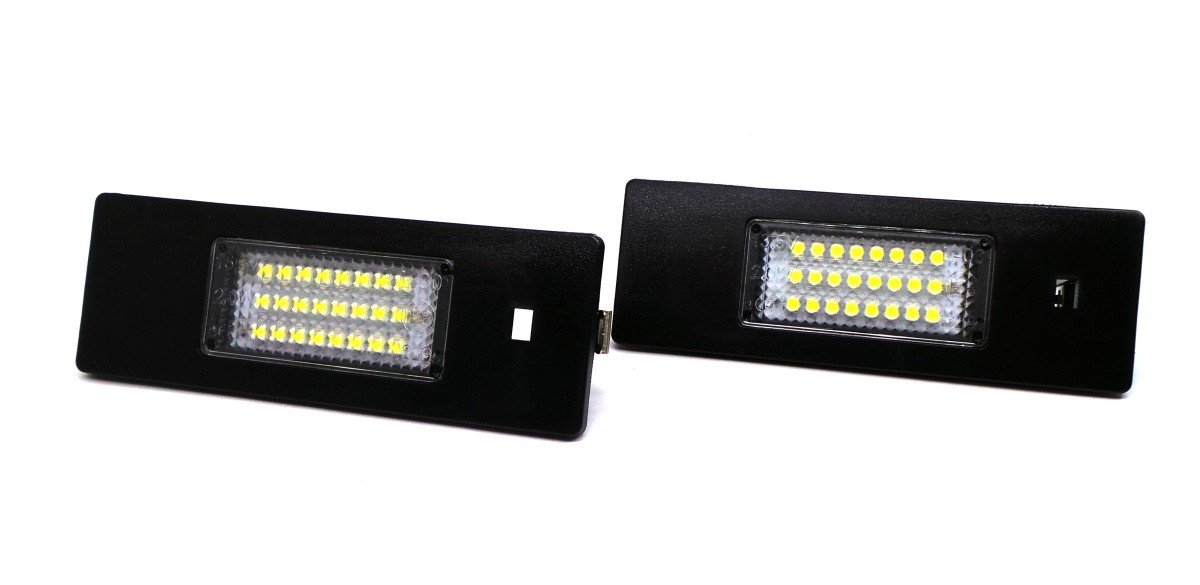 BMW 1, 3, 6, Z4 lampki tablicy rejestracyjnej LED 2x650lm, zestaw 2szt