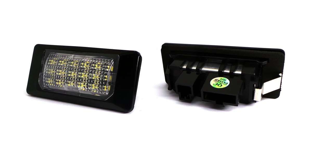 Audi, Seat, Skoda, VW lampki tablicy rejestracyjnej LED 2x650lm, zestaw 2szt