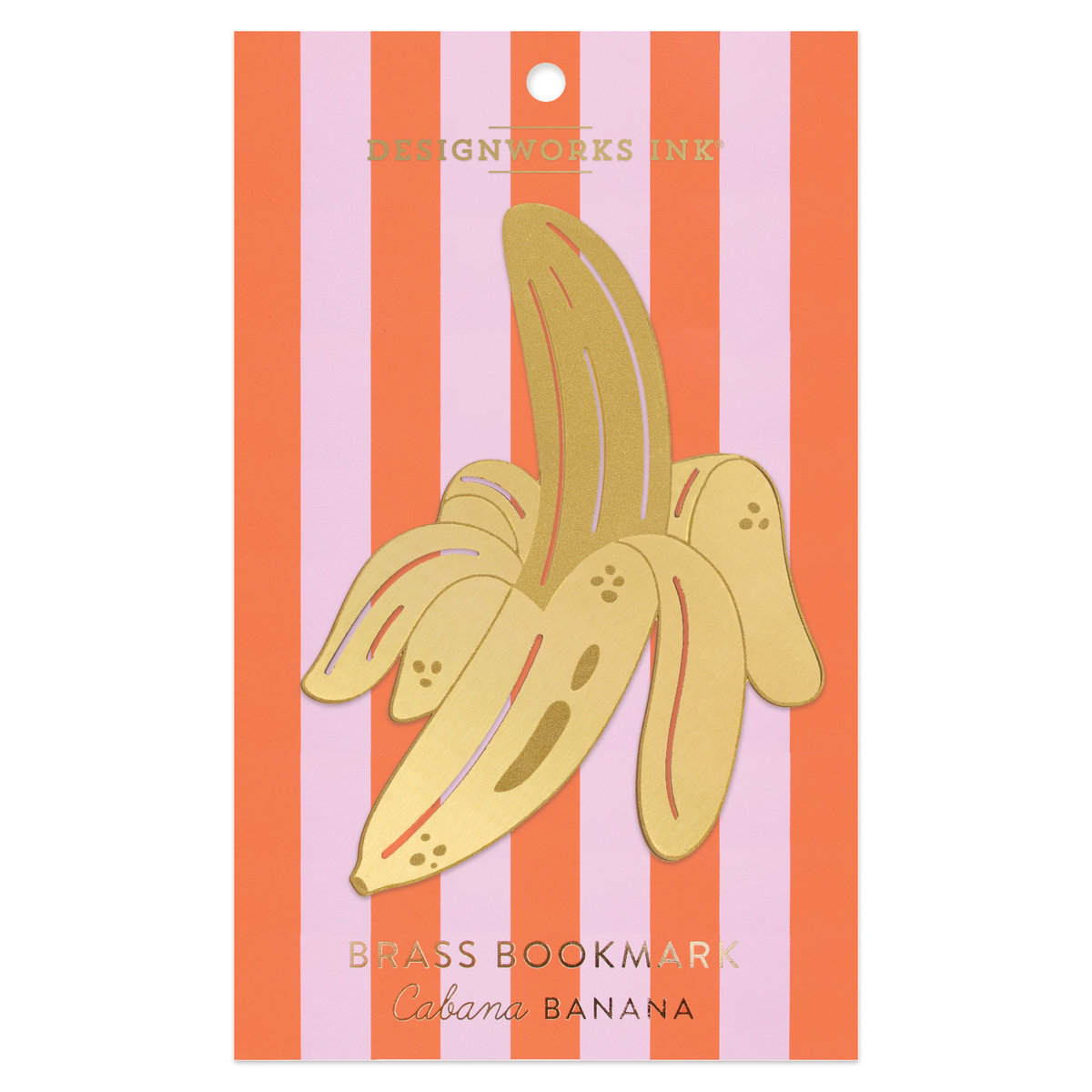 Zakładka do książek metalowa duża - Cabana Banana | DESIGNWORKS INK