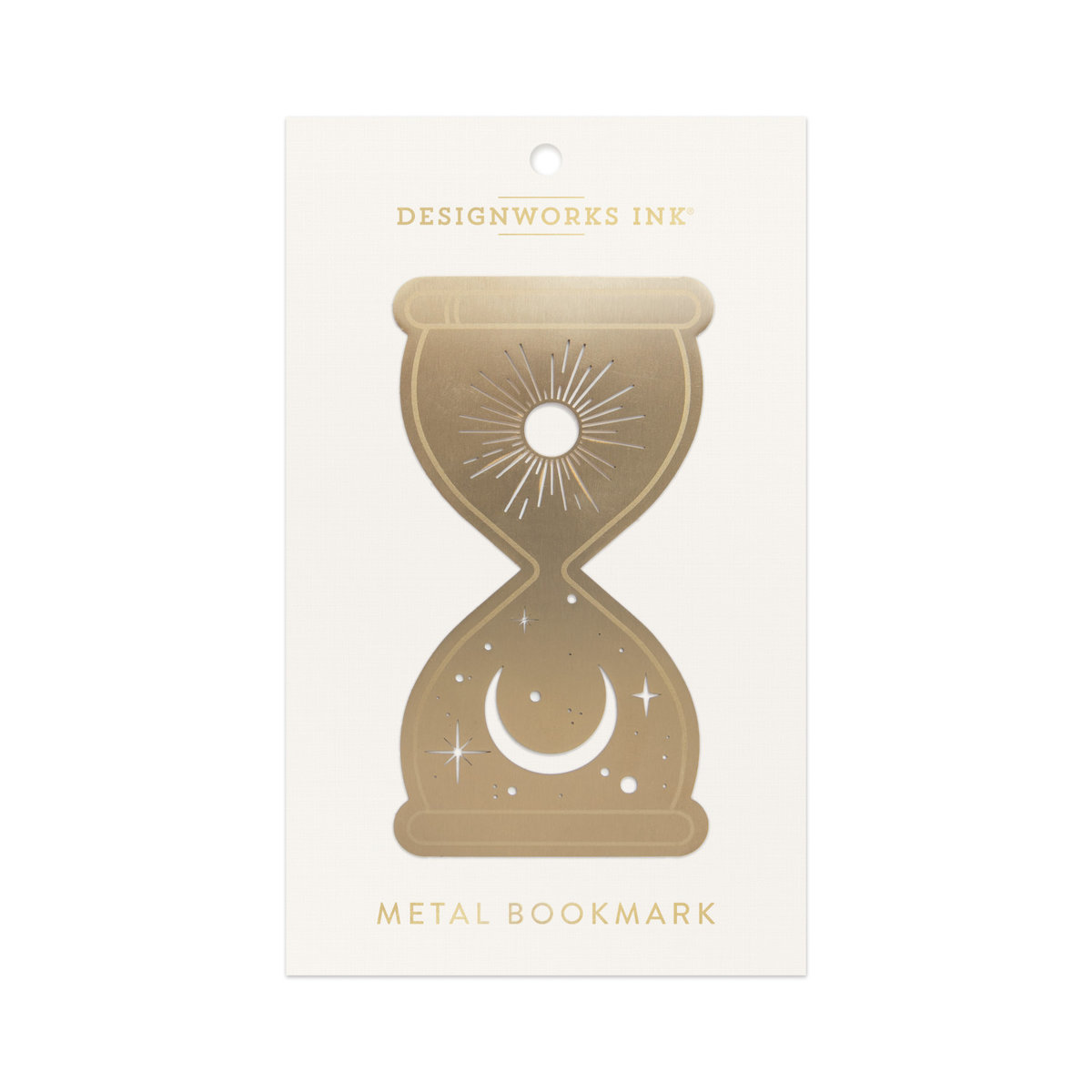 Zakładka do książek metalowa duża - Hourglass | DESIGNWORKS INK
