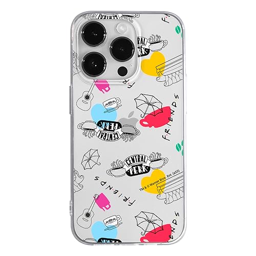 ERT GROUP etui na telefon Iphone 14 PRO, case oryginalny i oficjalnie licencjonowany przez Friends, wzór Friends 037, optymalnie dopasowane, plecki z TPU częściowo przeźroczyste