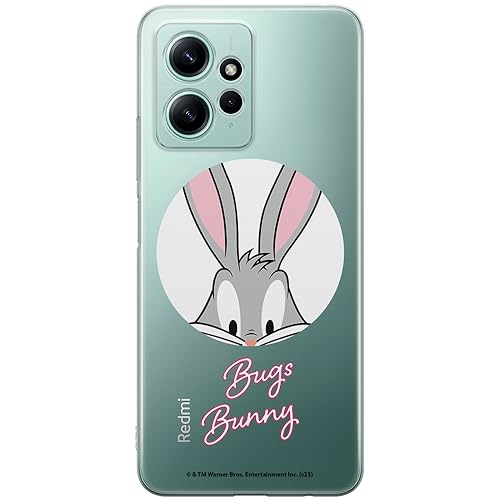 ERT GROUP etui na telefon Xiaomi REDMI NOTE 12 4G, case oryginalny i oficjalnie licencjonowany przez Looney Tunes, wzór Bugs 023, optymalnie dopasowane, plecki z TPU częściowo przeźroczyste