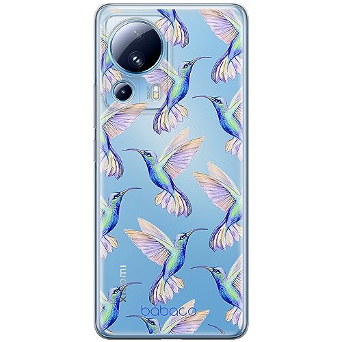 ERT GROUP etui na telefon Xiaomi 13 LITE/CIVI 2, case oryginalny i oficjalnie licencjonowany przez Babaco, wzór Hummingbird 002, optymalnie dopasowane, plecki z TPU częściowo przeźroczyste