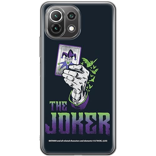 ERT GROUP etui na telefon Xiaomi 11 LITE 4G / 11 LITE 5G, case oryginalny i oficjalnie licencjonowany przez DC, wzór Joker 030, optymalnie dopasowane, plecki z TPU